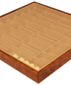 Jeu d'Échecs Flowered - Échiquier - Backgammon et Jeu de dames en similicuir & Pièces d'échecs en métal