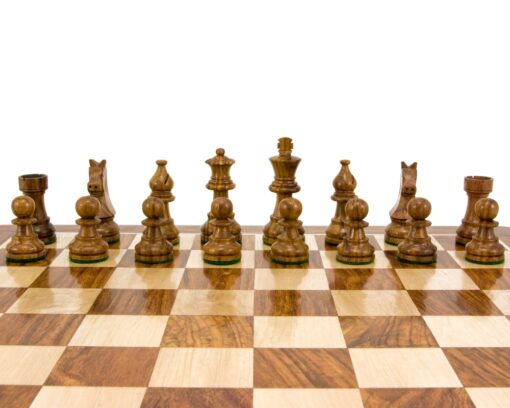 Jeu d'Échecs Staunton Down Head Knight en Bois de Sheesham et Bois de Buis