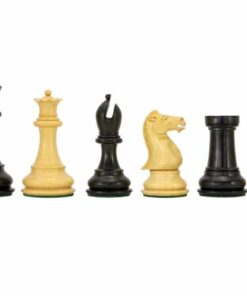 Jeu d'Échecs Staunton en Bois de Buis et d'Ébène séries Sandringham