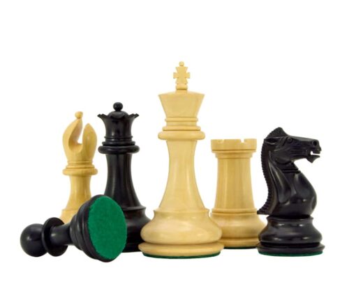 Jeu d'Échecs Staunton en Bois de Buis et d'Ébène séries Sandringham