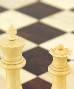 Jeu d'Échecs Staunton en Bois de Buis et d'Ébène séries Sandringham