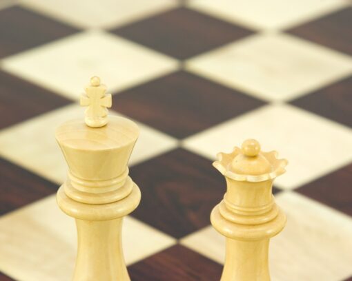 Jeu d'Échecs Staunton en Bois de Buis et d'Ébène séries Sandringham