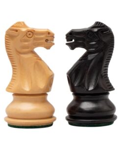 Jeu d'Échecs Staunton Classique en Bois de Buis et Bois de Buis ébonisé