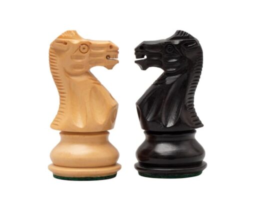 Jeu d'Échecs Staunton Classique en Bois de Buis et Bois de Buis ébonisé