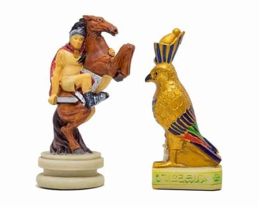 Jeu d'Echecs en Résine "Romains vs Egyptiens"