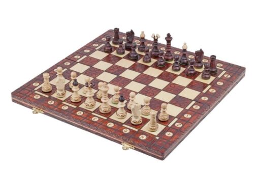 185-1-Ensemble-Christmas-Jeu-Echecs-bois-Charme-Echiquier-Bois-Hêtre